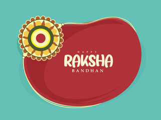 Wall Mural - raksha bandhan celebration in india vector illustration on white background.