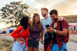 © bernardbodo - Party people at music festival having fun