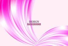 Abstract Vector Background In Pink Color With White Lines, Mesh, Design Element