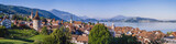 Fototapeta Most - Beautiful panoramic of Zug Switzerland
