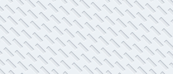 Poster - Abstract neomorphism background with a pattern of geometric shapes. Geometric grid background. Modern light abstract vector texture.