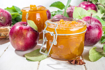 Wall Mural - Homemade apple jam