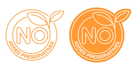 No Added Preservatives eco-friendly badge