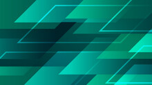 Modern Dark Green Abstract Geometric Background Wallpaper Design. Design For Poster, Template On Web, Backdrop, Banner, Brochure, Website, Flyer, Landing Page, Presentation, Certificate, And Webinar