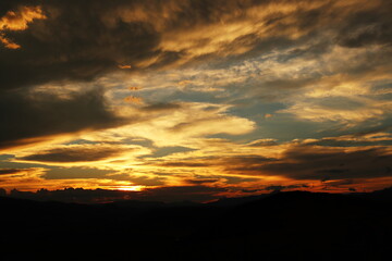 Wall Mural - money sunset