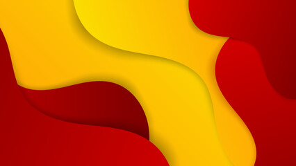 Abstract red and yellow background. Design for poster, template on web, backdrop, banner, brochure, website, flyer, landing page, presentation, certificate, and webinar