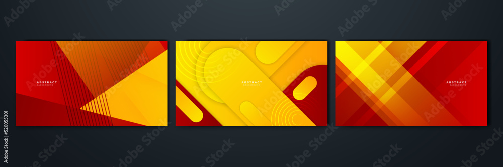 Abstract red and yellow background. Design for poster, template on web ...