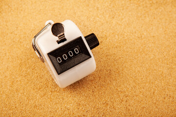 image of clicker sand background 