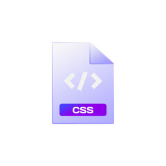 Poster - Gradient glass morphism css icon design vector