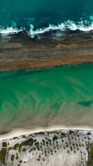 Wall Mural - Praia Litoral Pernambuco Muro Alto Porto de Galinhas Ipojuca Arrecife Piscina Natural Verão Tropical Oceano Mar Areia Ondas Brasil Viagem Viajar Turismo Turístico