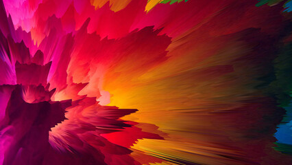 Wall Mural - 3d abstract colorful background. Suitable for magazine covers, banners and brochures. 3d render