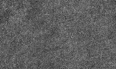 Seamless dot texture individually drawn repeatable organic pattern marker on paper white dots on black background