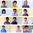© Photix Studio - collage of Indian kid portrait