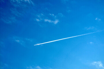 airplane in the sky