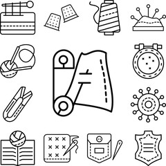 Poster - Cloth, pin icon in a collection with other items