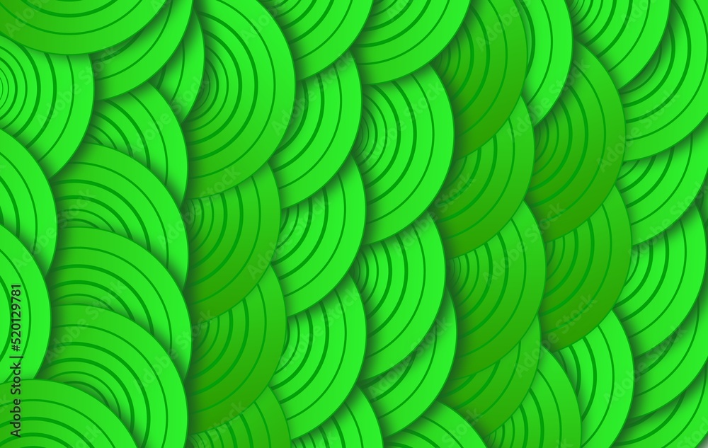 abstract green background with circles Stock Illustration | Adobe Stock