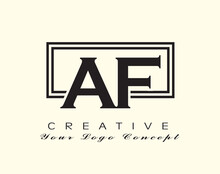 AF Box Creative Tow Letters Logo