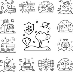 Poster - Geysers on the planet Jupiter icon in a collection with other items