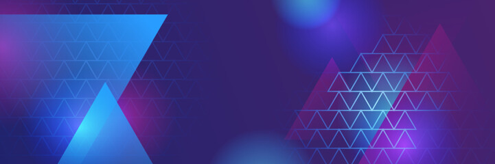 Abstract technology concept. Circuit board, high computer color background. Vector illustration. blue technology digital banner design