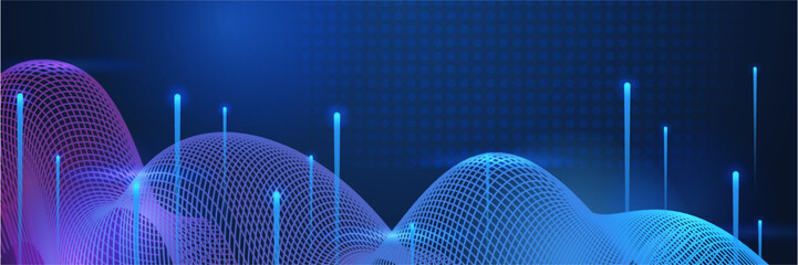 Abstract technology concept. Circuit board, high computer color background. Vector illustration