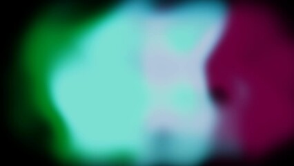 Poster - Abstract animation motion design with beautiful multi-colored blurred energy magic lines clouds on a black background in high resolution 4k.