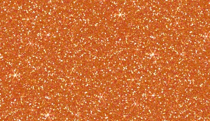 Wall Mural - abstract orange glitter sparkle bokeh light background, orange glitter pattern seamless.