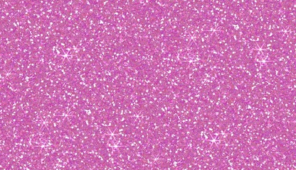 Wall Mural - abstract pink glitter sparkle bokeh light background, pink glitter pattern seamless.