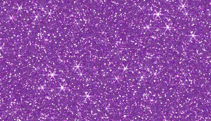 Wall Mural - abstract purple glitter sparkle bokeh light background, purple glitter pattern seamless.