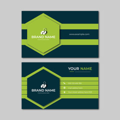 Wall Mural - elegant modern business card design template