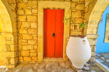 Wall Mural - Cretian Village, Island of Crete, Greece