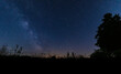 view of the milky way from the location eifel germany