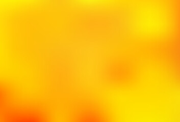 Fototapete - Light Yellow, Orange vector blurred shine abstract pattern.