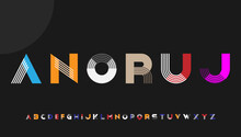 Modern Minimal Stylish Typography Alphabet Letter Logo Design