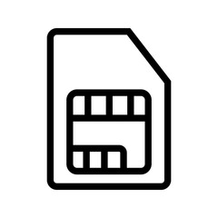 Poster - SIM Card. Subscriber Identity Module Card. Vector.