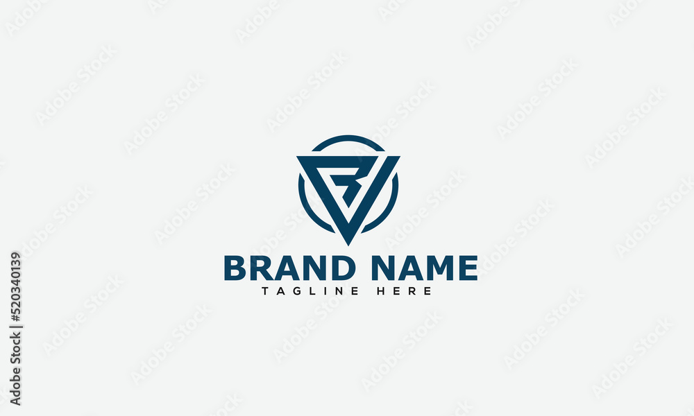 Logo design letter VR . Elegant modern. Vector template. Stock Vector ...