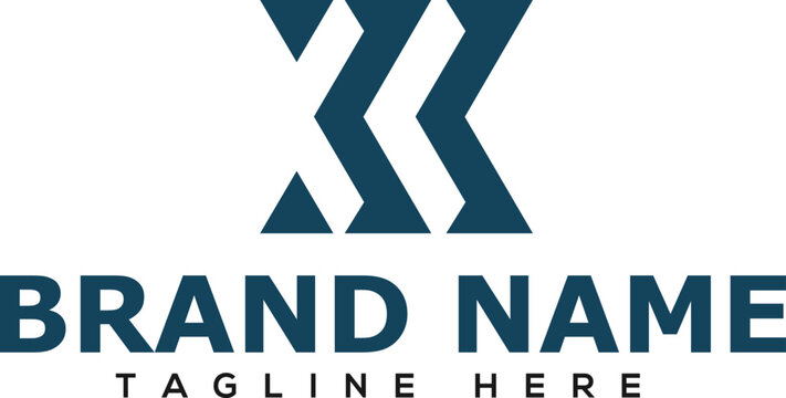 Logo design letter XK . Elegant modern. Vector template.