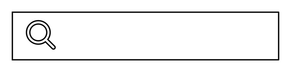 Aufkleber - Search box with copy space. Vector.