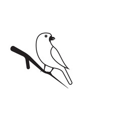 Sticker - Beautiful lovebird icon