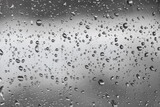 Fototapeta Tęcza - Full frame photo of water drops after rain