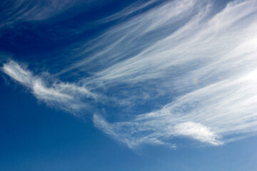 Poster - clouds in the blue sky