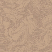 Abstract Brown Liquid Background With Marbled Texture. Rough Weave Pattern For Printing On Textiles And Paper. Wavy Swirls And Curled Braided Shapes. Bamboo Canvas Wallpaper. Vector Illustration