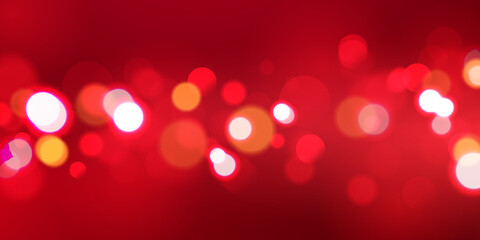 Wall Mural - blurred abstract red background with luxury glittering red light. for various festival decorations r
