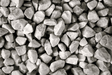  White gravel. The texture of the stone. Texture of rubble