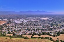 View Of San Gabriel Mountains From Pomona, CA