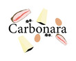Carbonara pasta vector illustration 