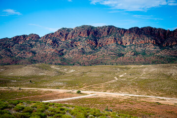 Sticker - Pugilist Hill Lookout of Flinders Ranges - Australia