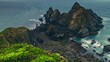 © Ernestlu/Wirestock Creators - Bird's-eye view of a rocky coastline