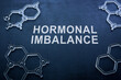 Hormonal imbalance on the blackboard and chemical models.