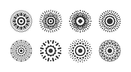 Sticker - Mandala Set - Vector Pattern