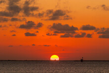 Sunset Over Gulf Of Mexico